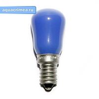 Лампочка голубая 15 в 14 е